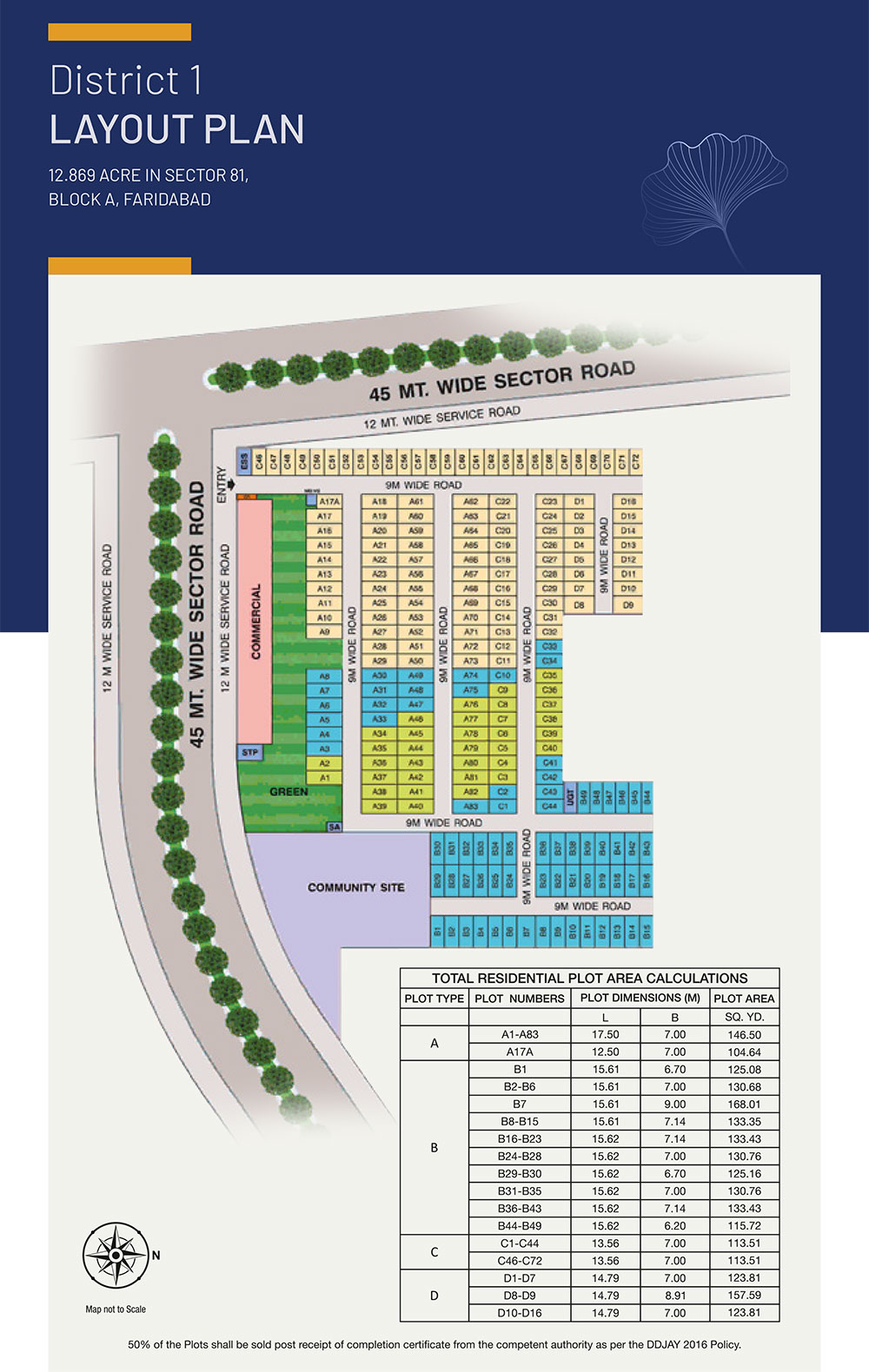BPTP District 1 Block A Layout